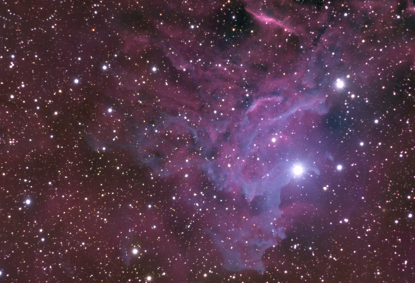 Hanson Astronomy Photos-IC 405, Flaming Star Nebula